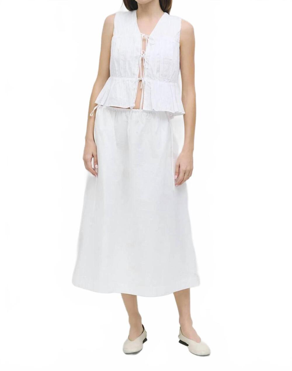 NEW MOD REF women's dunst top in white